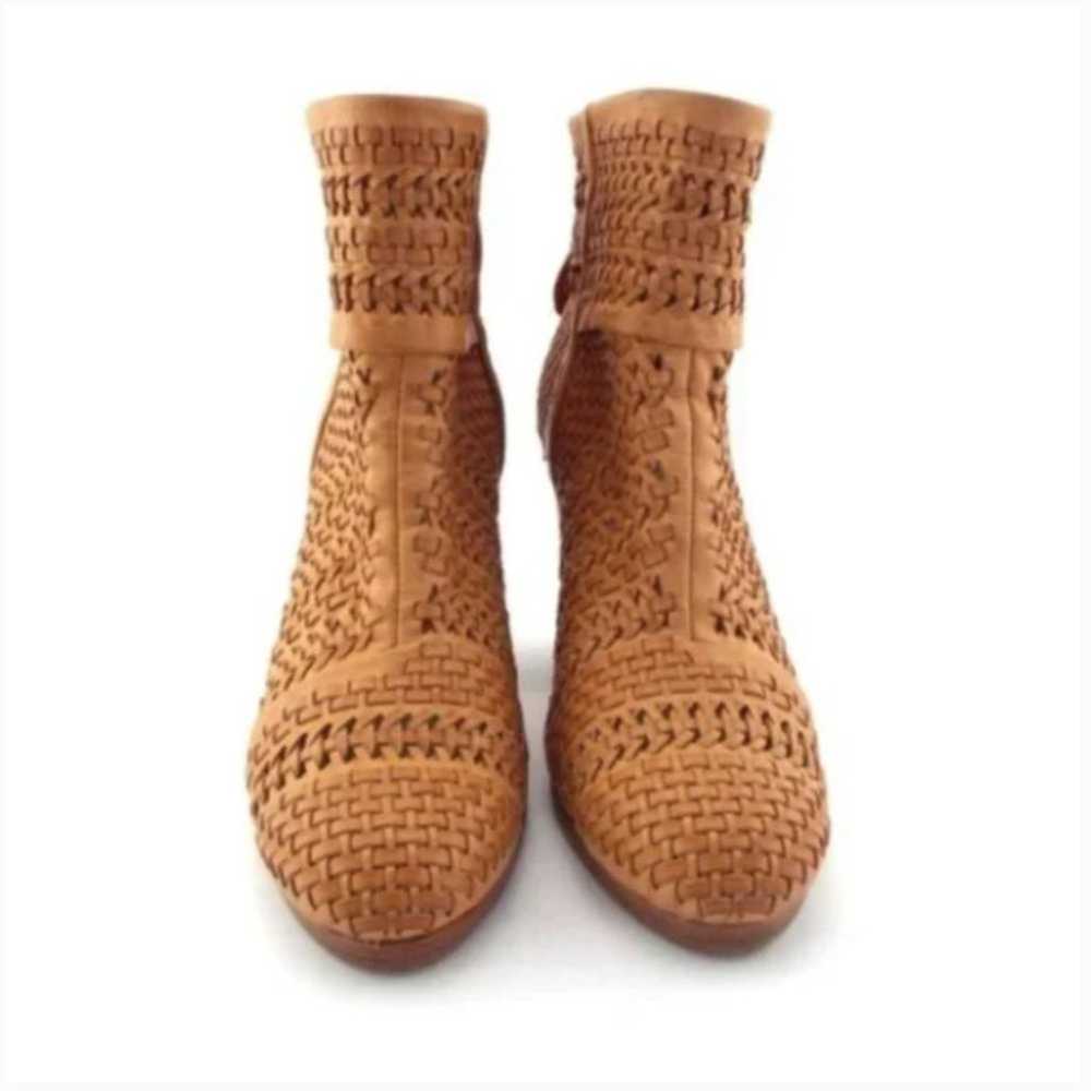 Rag & Bone Brown Woven Leather Boots 38.5 - image 11