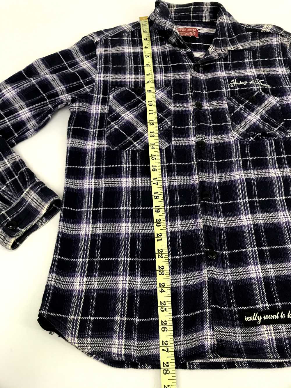 Hype - Vintage Style History of Dream Flannel Shi… - image 10