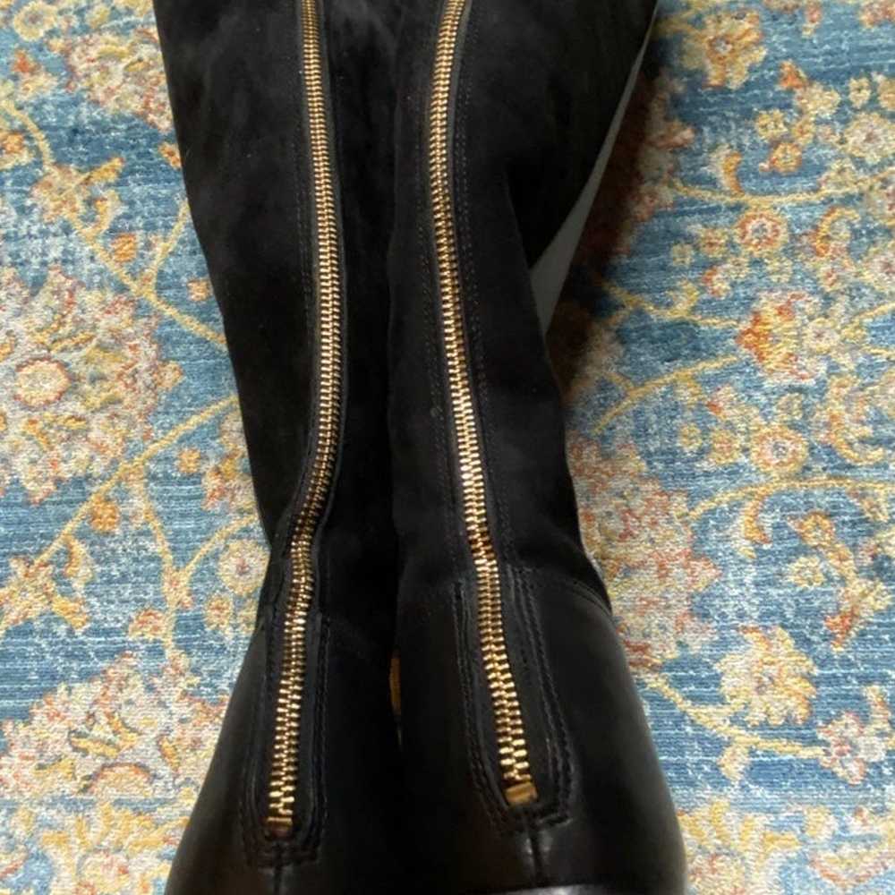 KG Kurtgeiger Over the Knee Boots with gold Zippe… - image 5