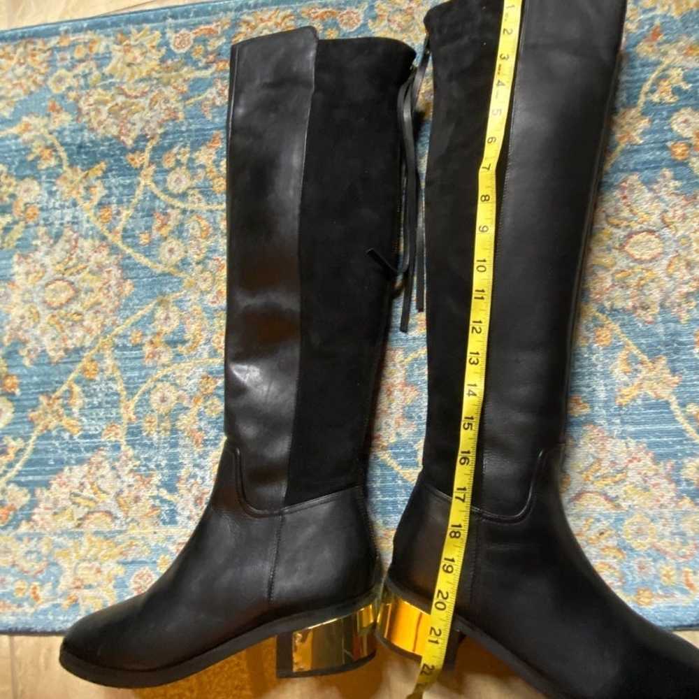 KG Kurtgeiger Over the Knee Boots with gold Zippe… - image 9