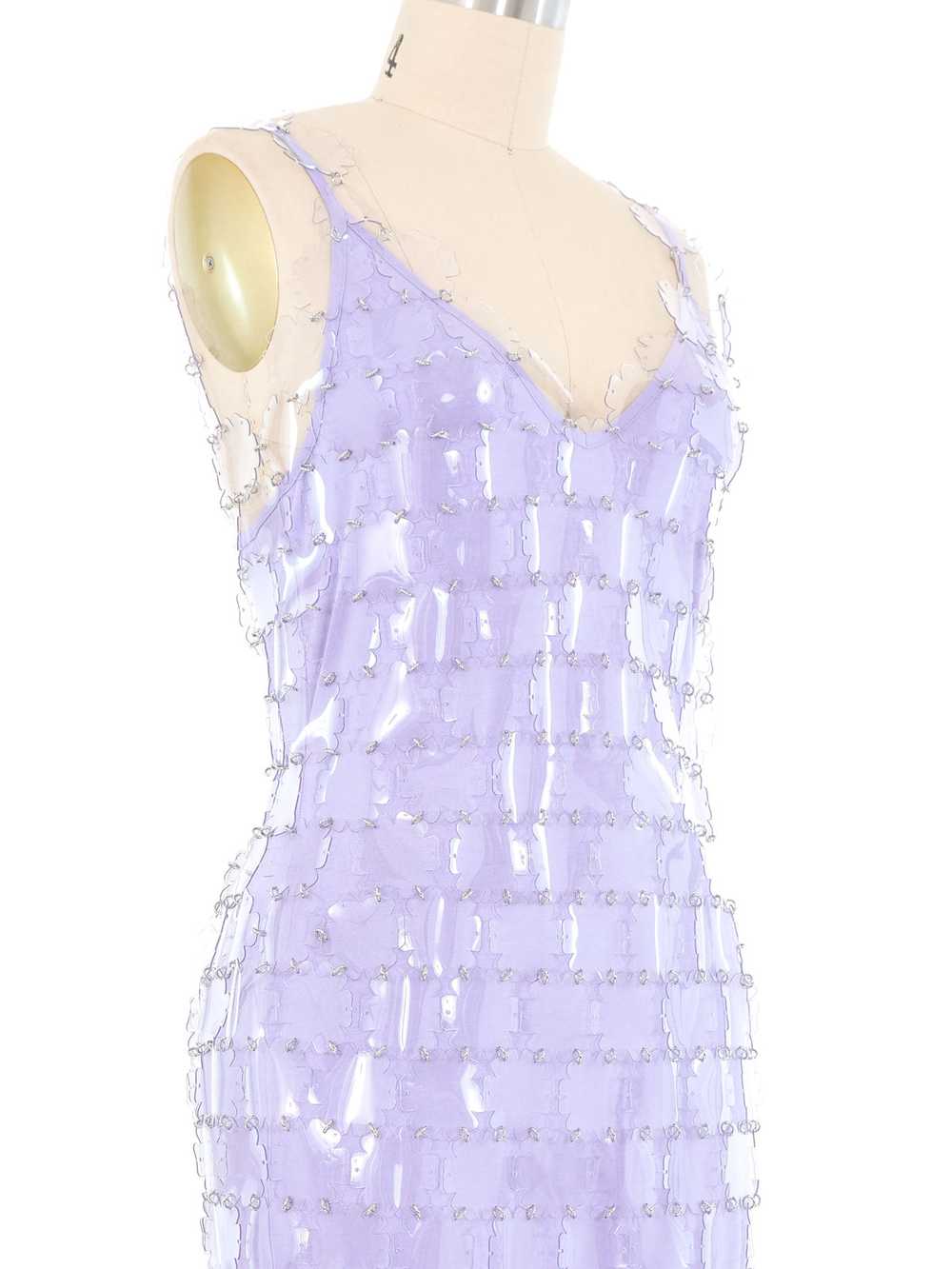 Paco Rabanne PVC Floral Mini Dress - image 2