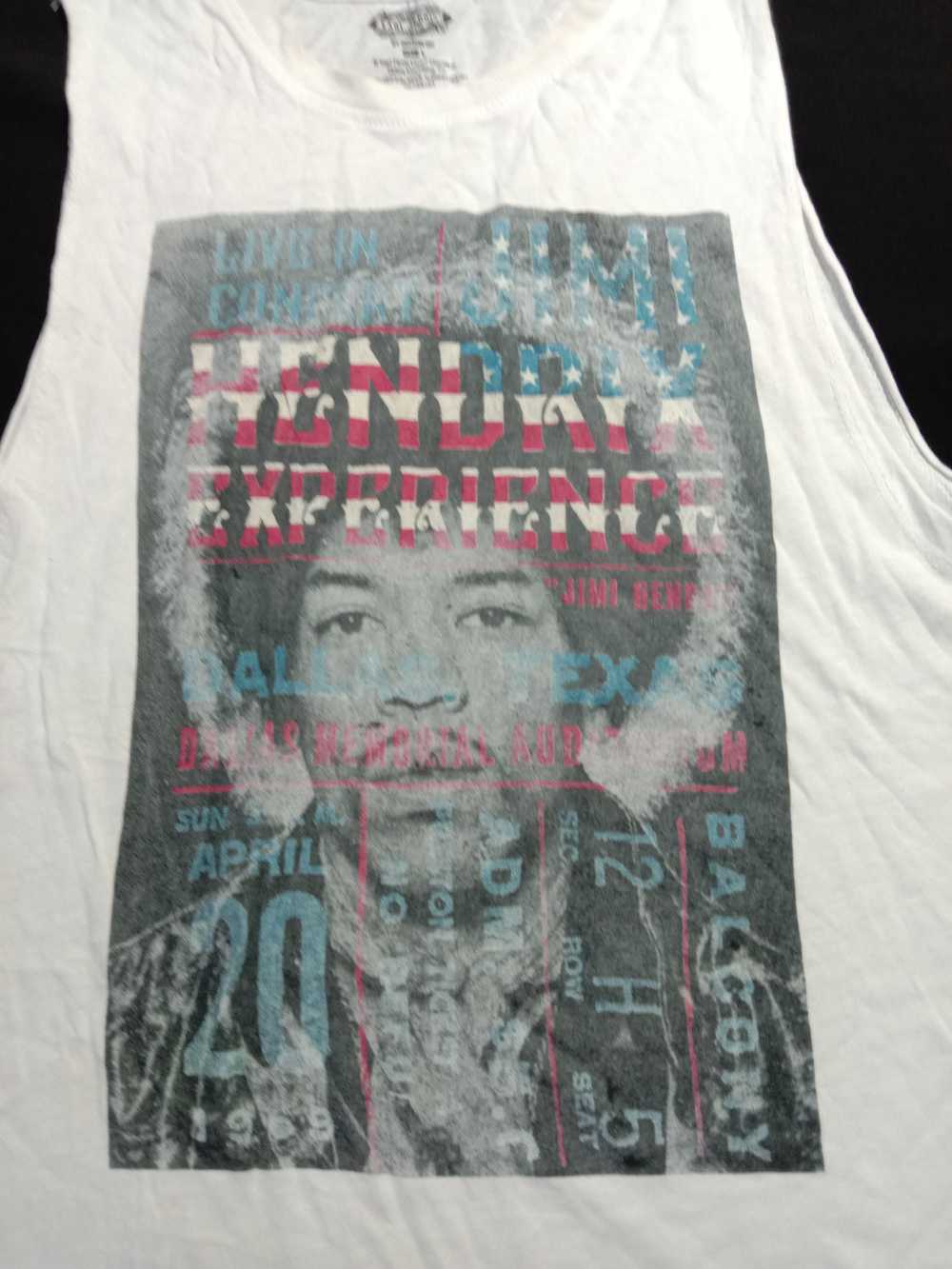 Vintage - Rare NOS 1985 Jimi Hendrix Sleeveless T… - image 3