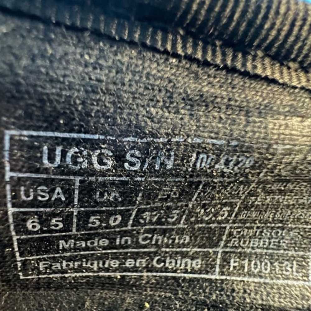 UGG Indah Burlap Slip-On Flat Shoes Size 6.5 - image 10