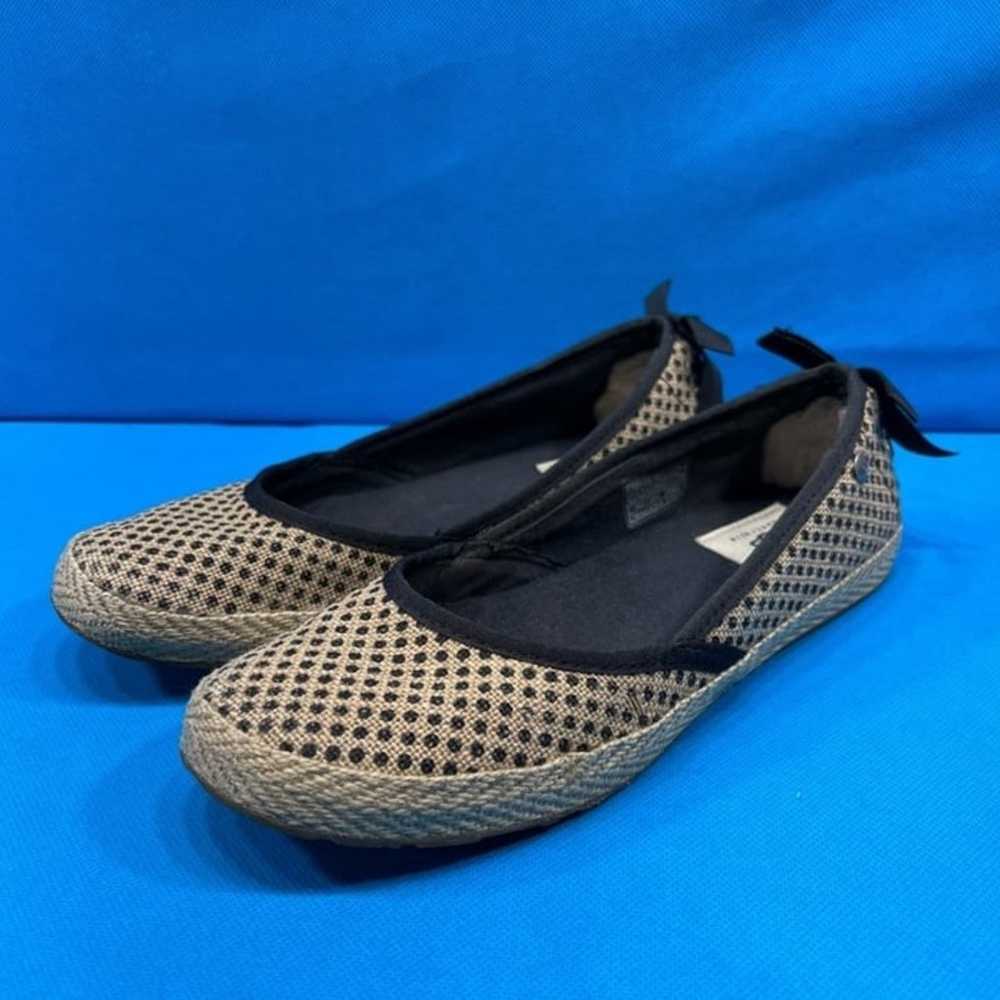 UGG Indah Burlap Slip-On Flat Shoes Size 6.5 - image 2