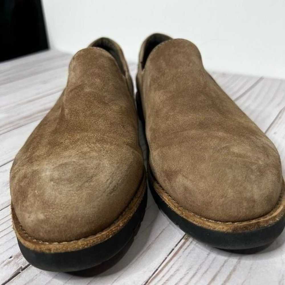 VANELi Taupe Brown Suede Leather Slip On Loafers … - image 3