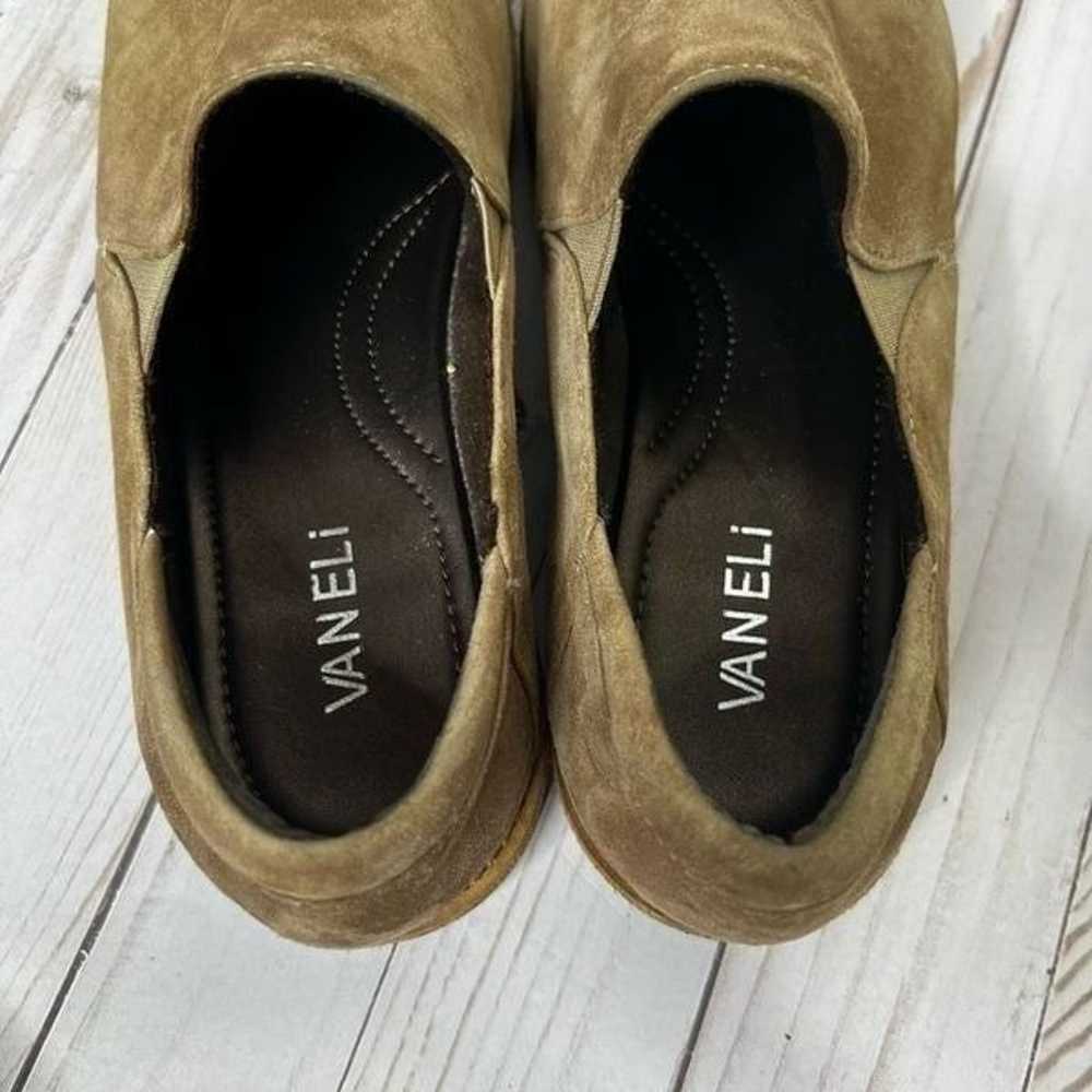 VANELi Taupe Brown Suede Leather Slip On Loafers … - image 5
