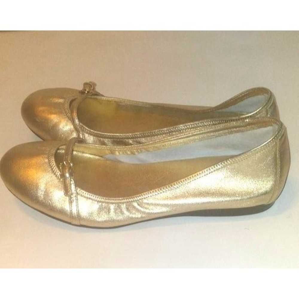 Cole Haan Gold Leather Flats - image 1