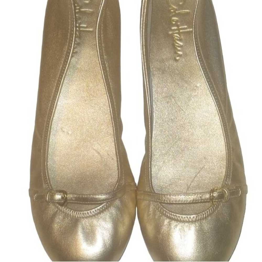 Cole Haan Gold Leather Flats - image 2