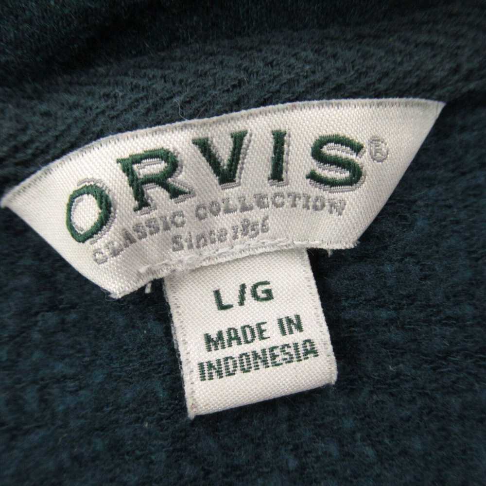 Orvis Orvis Sweater Mens Large Long Sleeve Green … - image 3