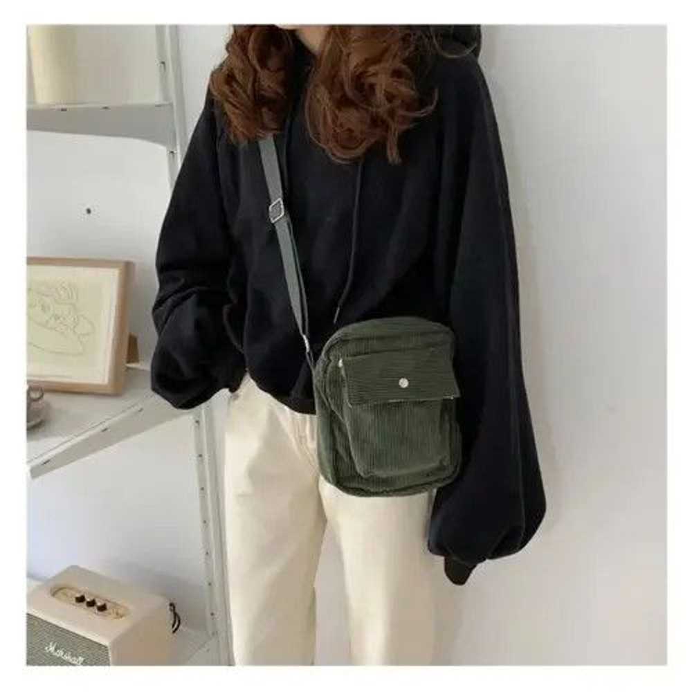 Bag × Japanese Brand × Streetwear Corduroy Flap S… - image 1