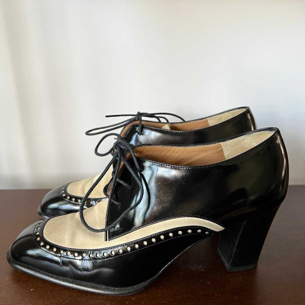 Vintage Fratelli Rossetti oxford lace up pumps - image 6