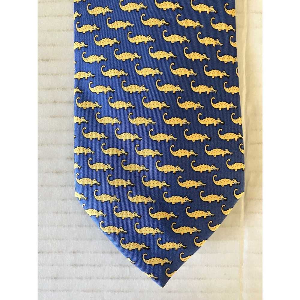 Vintage Alynn Neckwear Men's Necktie Tie Silk Sat… - image 1