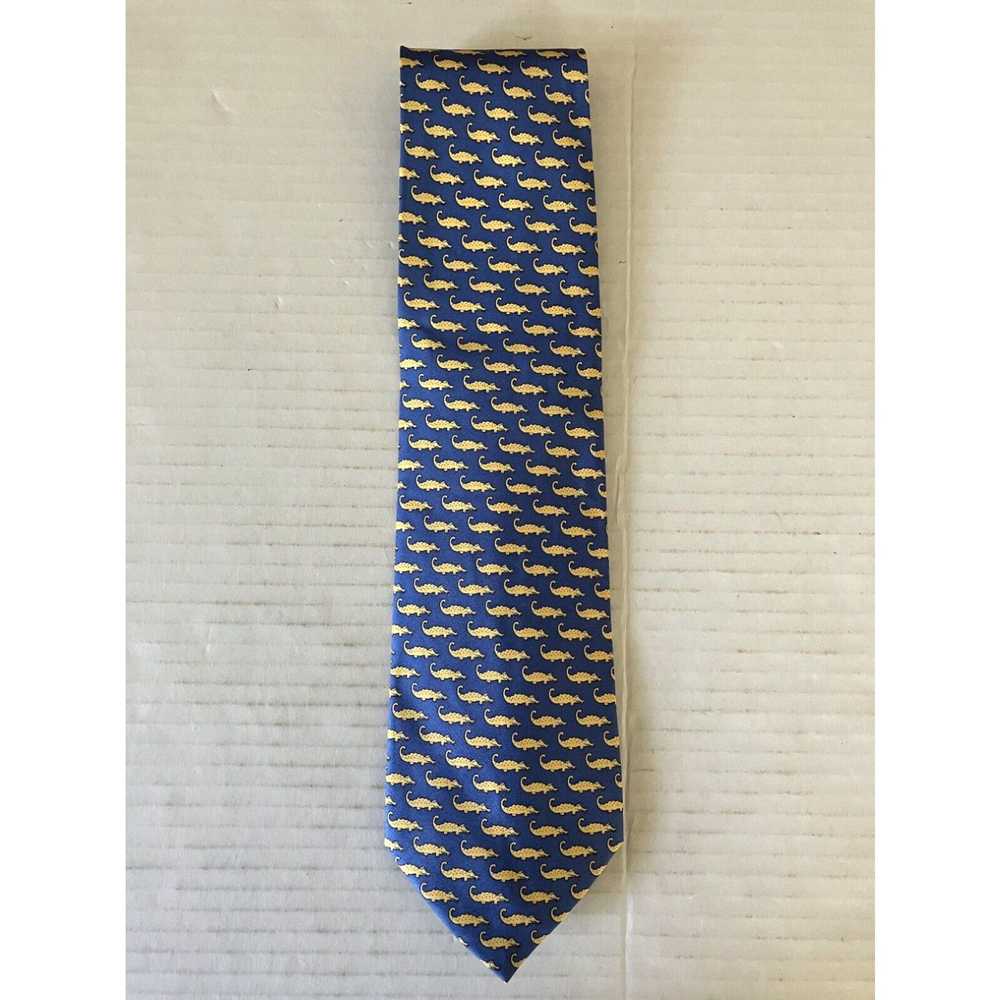 Vintage Alynn Neckwear Men's Necktie Tie Silk Sat… - image 2
