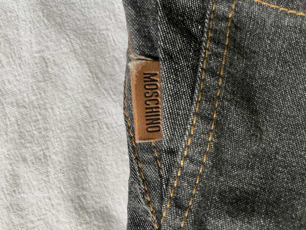 Moschino Vintage Moschino Jeans Patchwork Miniski… - image 4