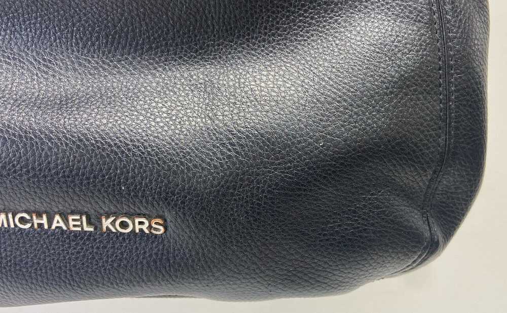 Michael Kors Fulton Black Leather Shoulder Hobo S… - image 7