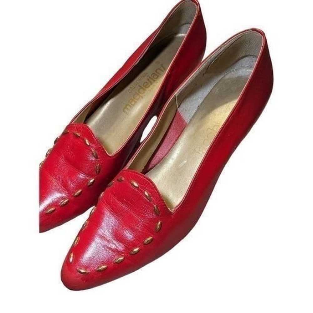 Vintage California Magdesians small red slip-on h… - image 1