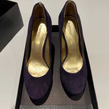 JOAN DAVID Designer Elegant High Heels Purple siz… - image 1