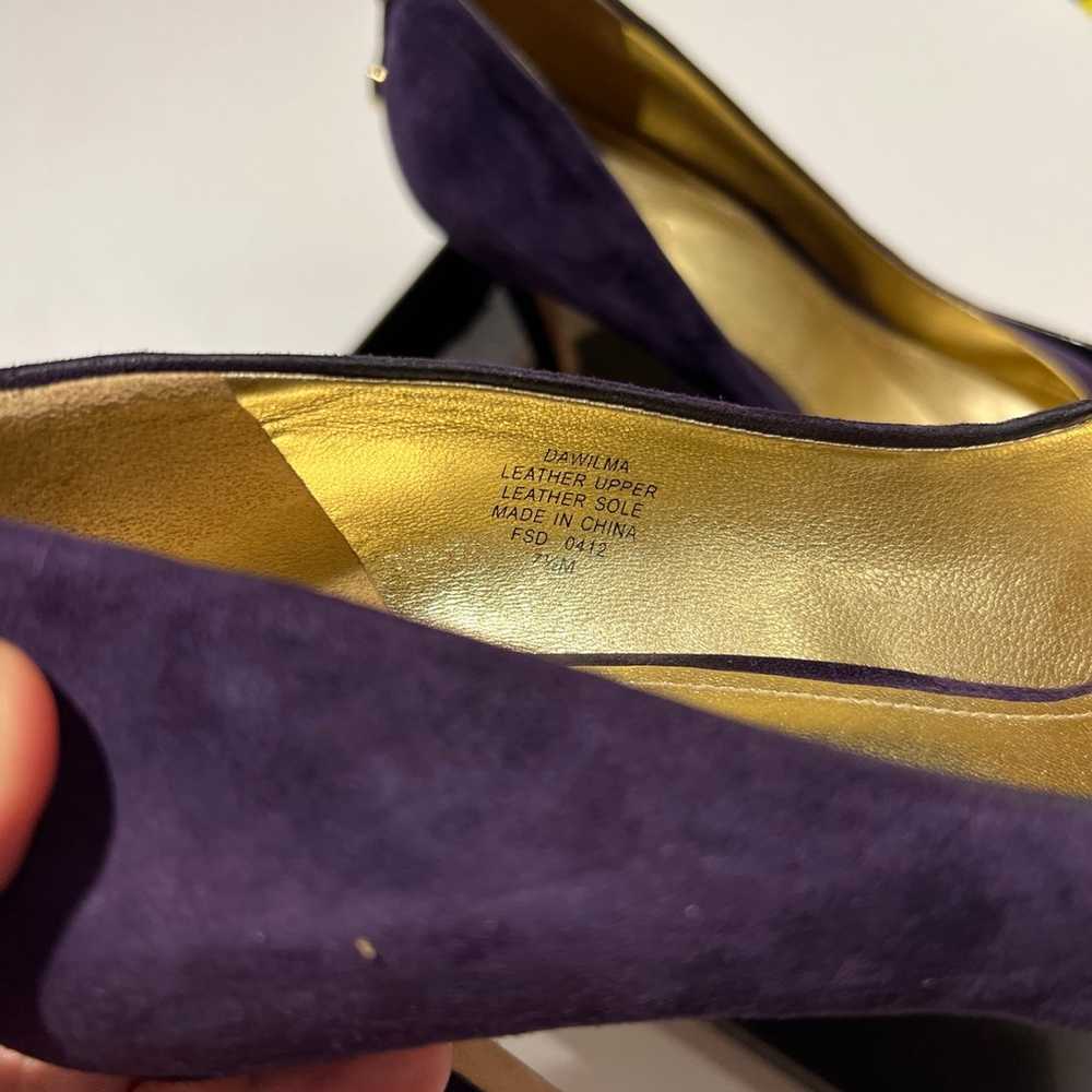 JOAN DAVID Designer Elegant High Heels Purple siz… - image 2