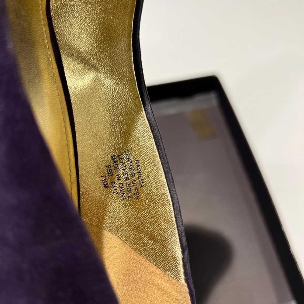 JOAN DAVID Designer Elegant High Heels Purple siz… - image 3