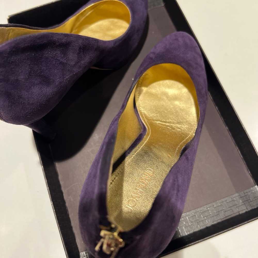 JOAN DAVID Designer Elegant High Heels Purple siz… - image 7