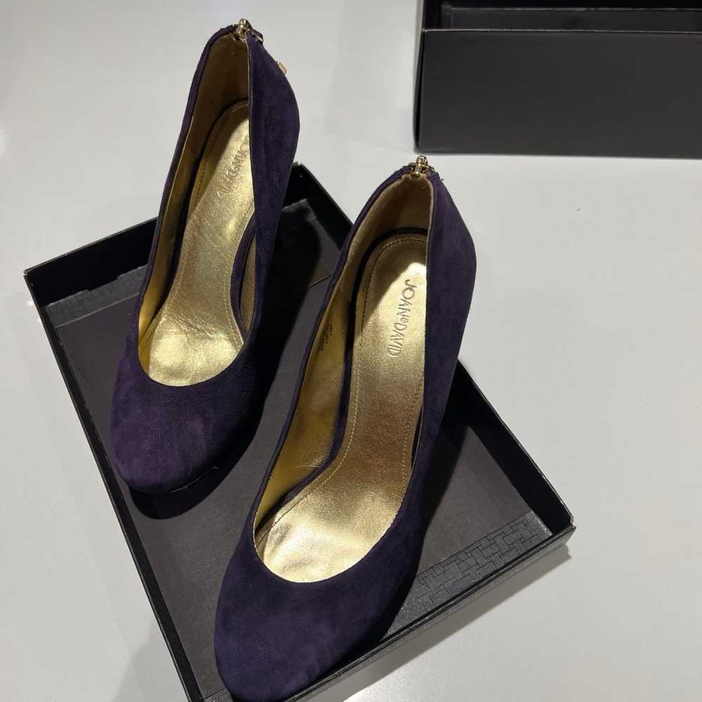 JOAN DAVID Designer Elegant High Heels Purple siz… - image 9