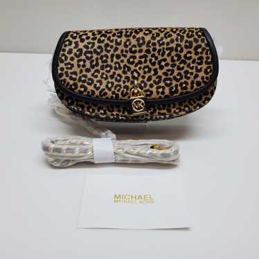 MK Michael Kors Leopard Animal Print Shoulder Cro… - image 1