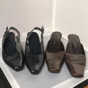 Croc heels 2 pairs