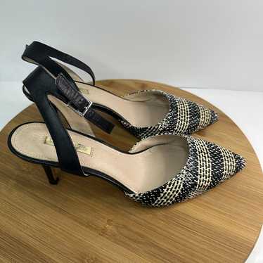 Louis et Cie Basket Weave Strappy Heels Size 7.5M - image 1
