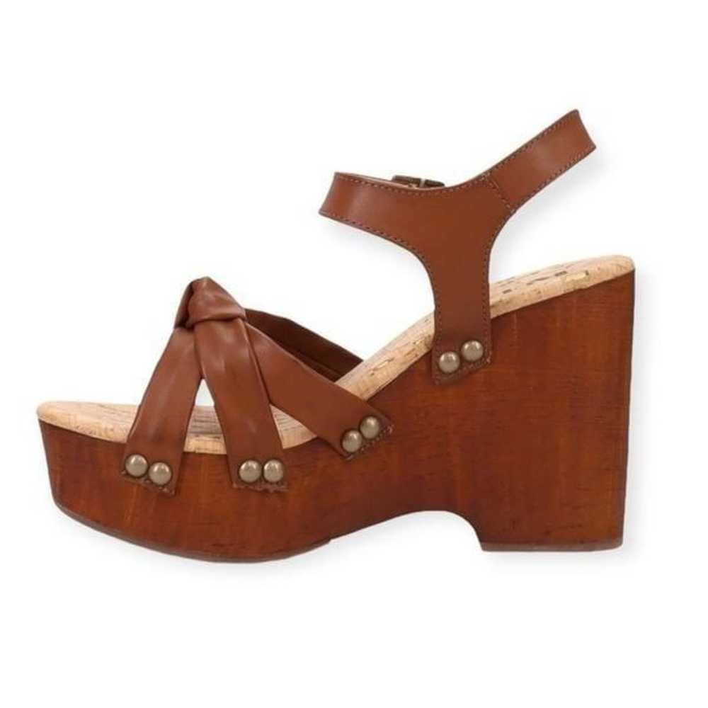 KORK-EASE Dawson Wedge Sandals in Brown Size 10 N… - image 5