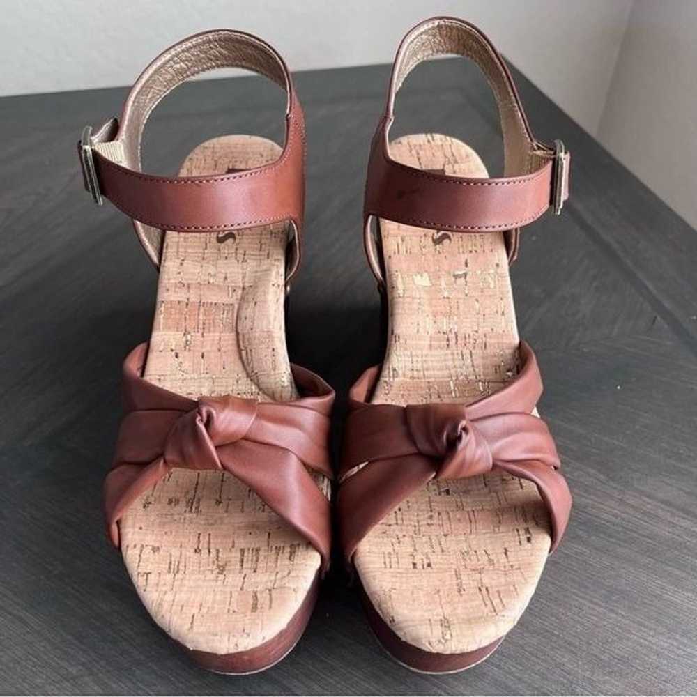 KORK-EASE Dawson Wedge Sandals in Brown Size 10 N… - image 7