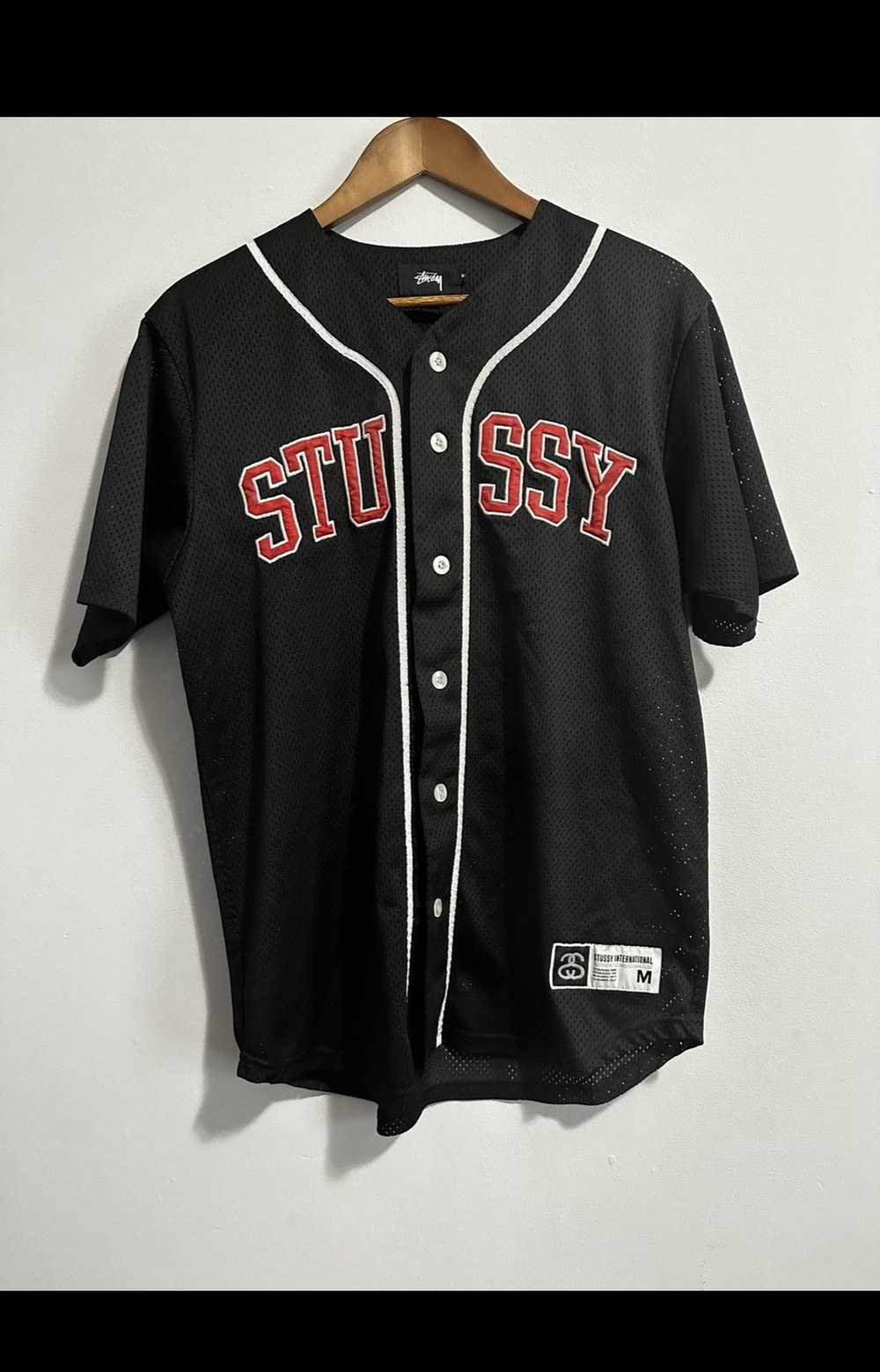 Stussy × Vintage Vintage Y2K Stussy Baseball Jers… - image 1