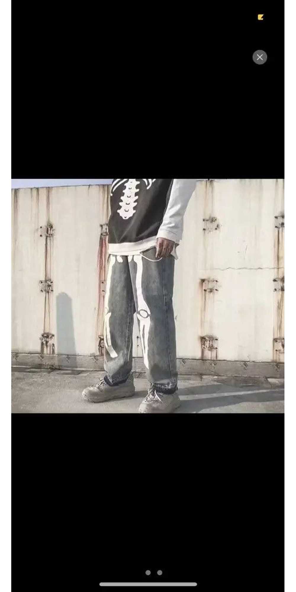 Japanese Brand × Vintage Skeleton pants - image 1