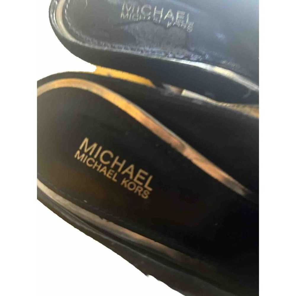 Michael Kors Tiegan Black Suede Gold Strap Mule S… - image 4