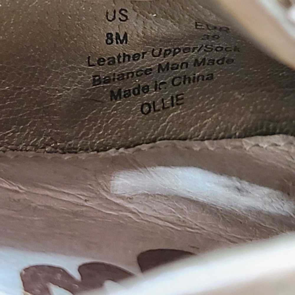 Sam Edelman Ollie Leather Cream Beige Gold Studde… - image 12
