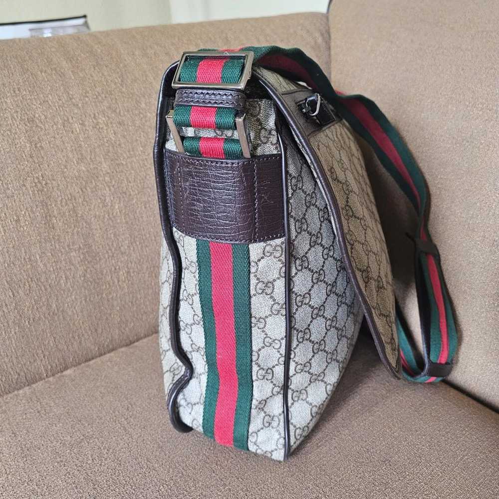 Gucci Leather travel bag - image 3