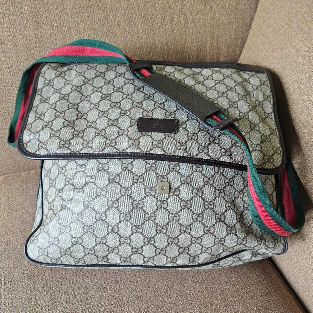 Gucci Leather travel bag - image 4