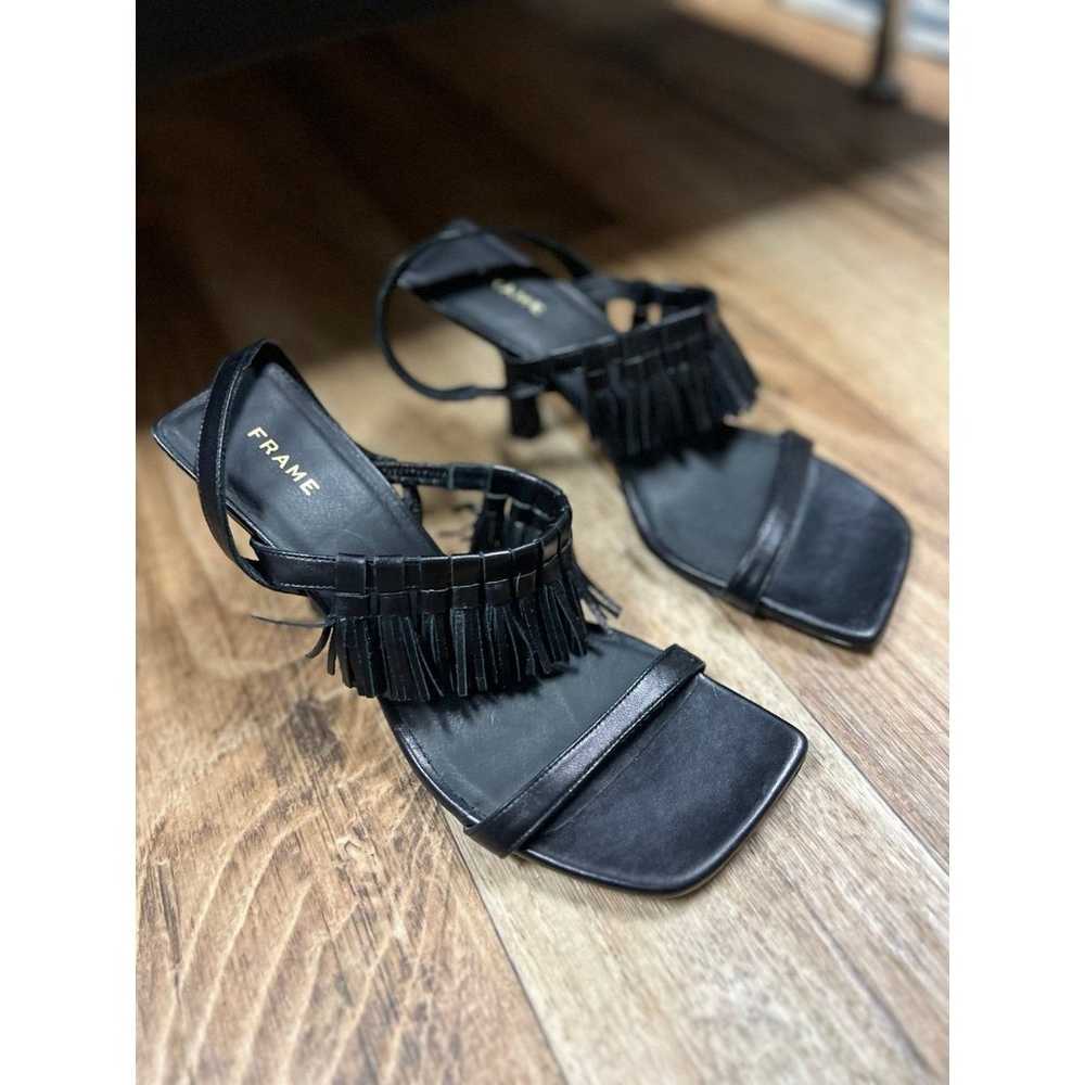 Frame Le Borrego Leather Slingback Sandals 36 1/2 - image 5