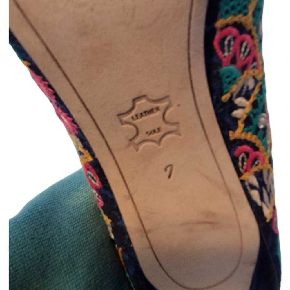 Sam Edelman Hazel Floral Embroidered Heels Pumps … - image 10