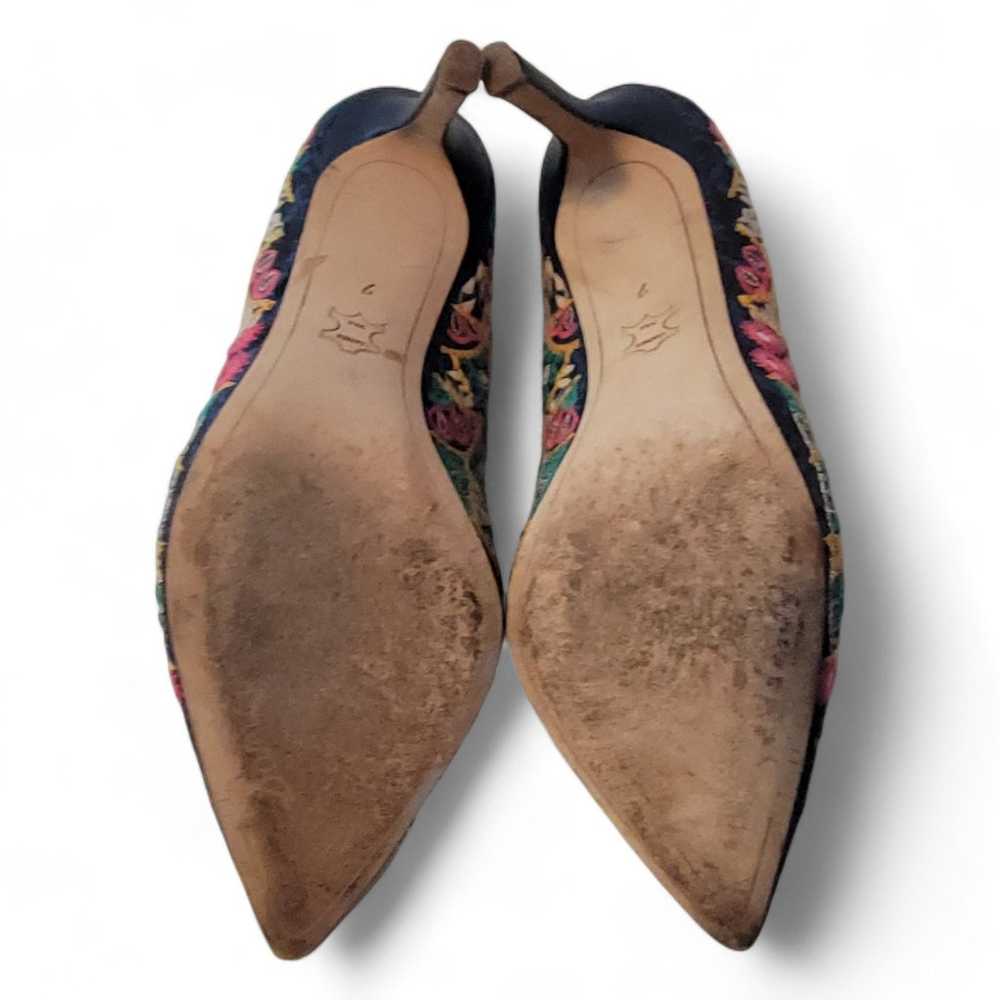 Sam Edelman Hazel Floral Embroidered Heels Pumps … - image 11
