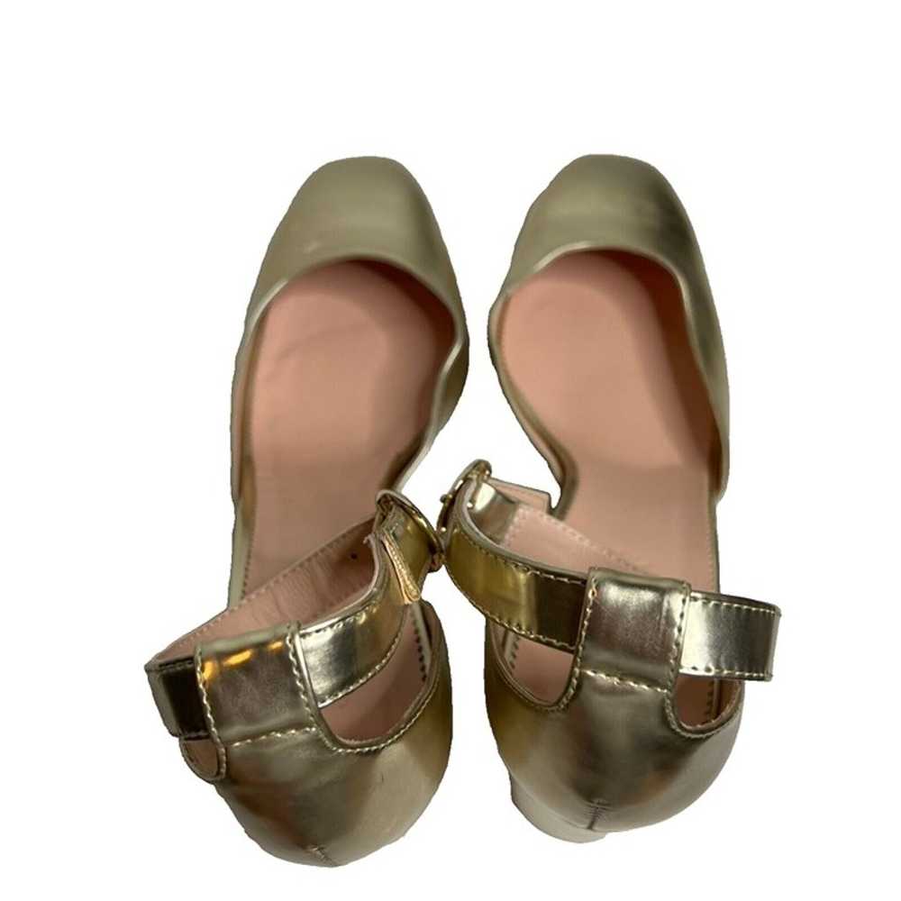 J.Crew $268 Maisie Heels in Metallic Gold Size 11… - image 5