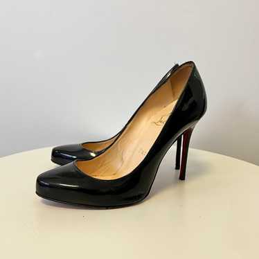 Cristian Louboutin Blck Pumps with 100mm Heels - image 1