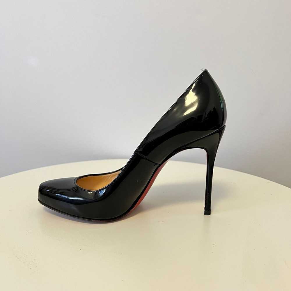 Cristian Louboutin Blck Pumps with 100mm Heels - image 4