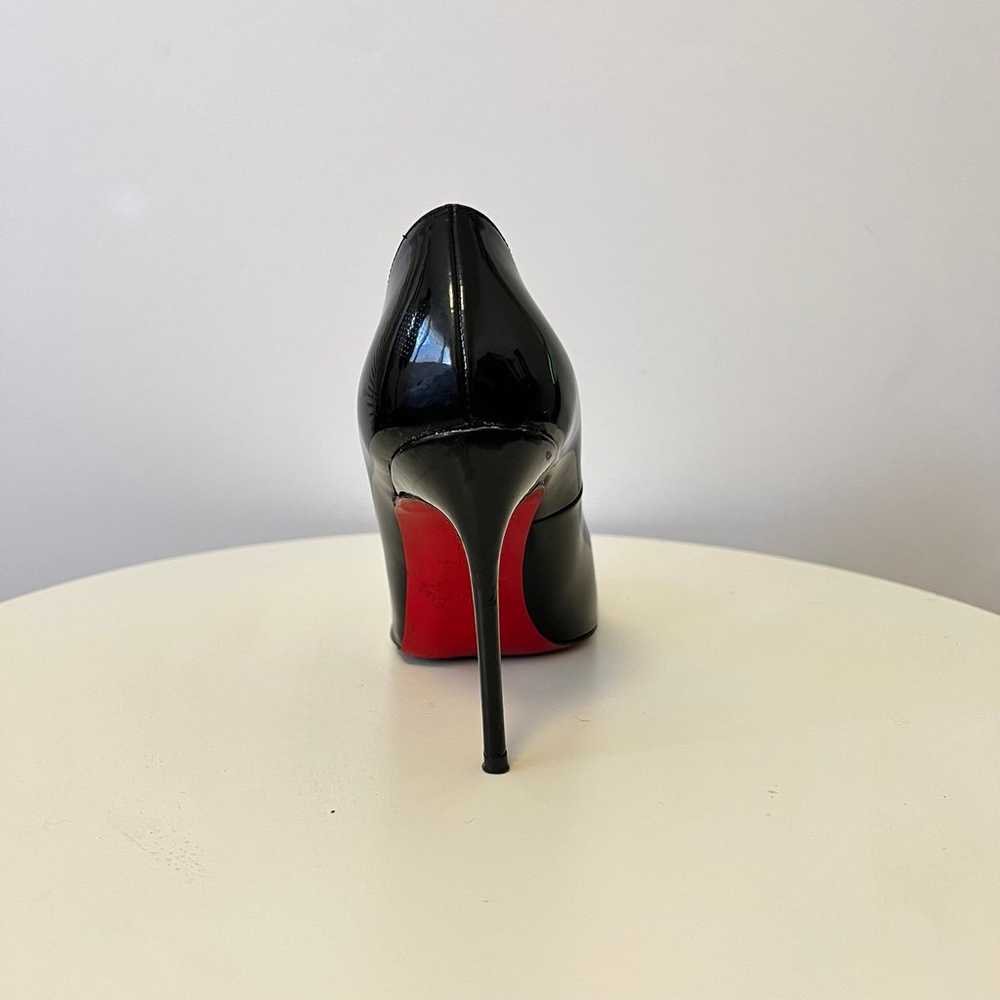 Cristian Louboutin Blck Pumps with 100mm Heels - image 6