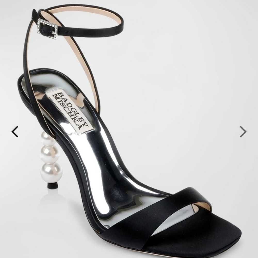 Badgley Mischka new Ivette pearl sandals - image 3