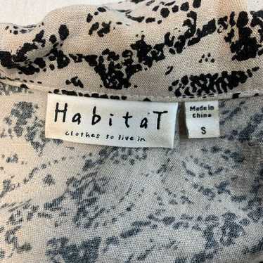 Habitat HABITAT Shirt Womens Small Button Up Blou… - image 1