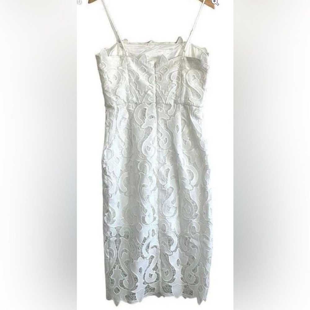 Bardot  Dress Size 6 ‎ Lina Lace Sheath Dress Whi… - image 4