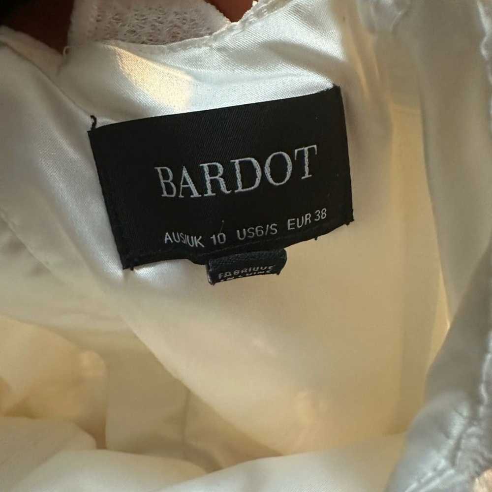 Bardot  Dress Size 6 ‎ Lina Lace Sheath Dress Whi… - image 6