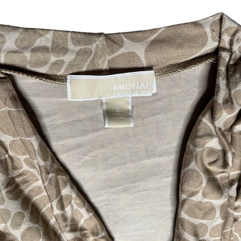 Michael Kors Animal Print Bodycon Dress Size S - image 6