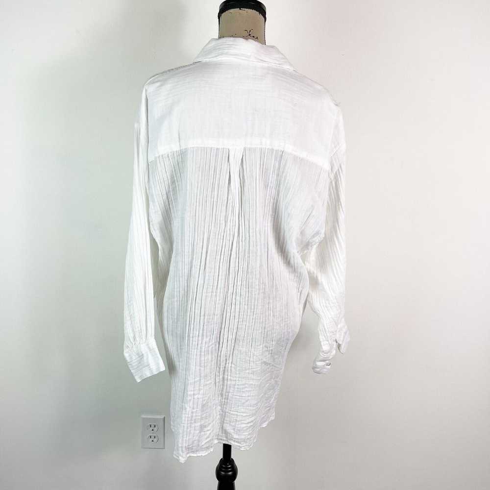 ASOS DESIGN NWOT Double Cloth Oversized Shirt Dre… - image 6