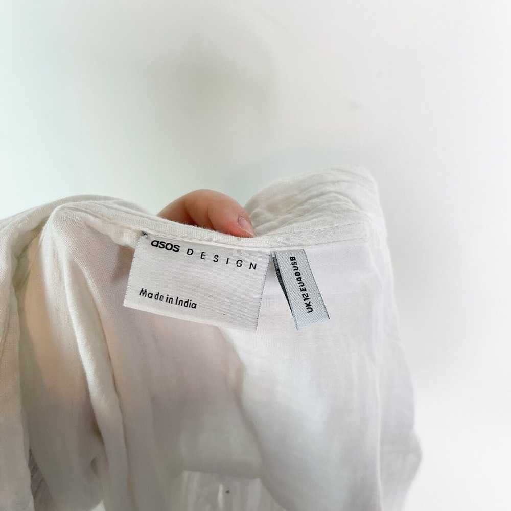 ASOS DESIGN NWOT Double Cloth Oversized Shirt Dre… - image 7
